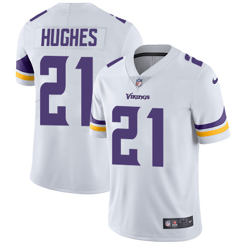 Minnesota Vikings #21 Limited Mike Hughes White Nike NFL Road Men Jersey Vapor Untouchable->minnesota vikings->NFL Jersey